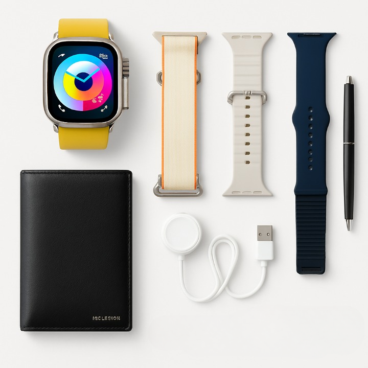 S200 Smart Watch – Full Display, Wallet Feature & 4 Straps | Pakistan