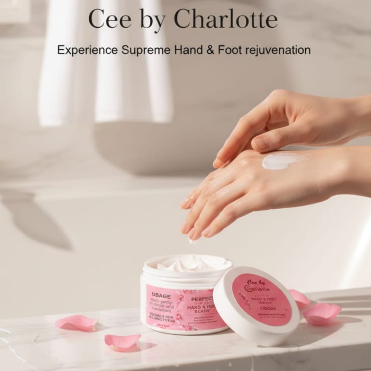 Cee Beauty Hand & Foot Whitening Cream – Instant Softness & Glow | Remove Dark Knuckles*