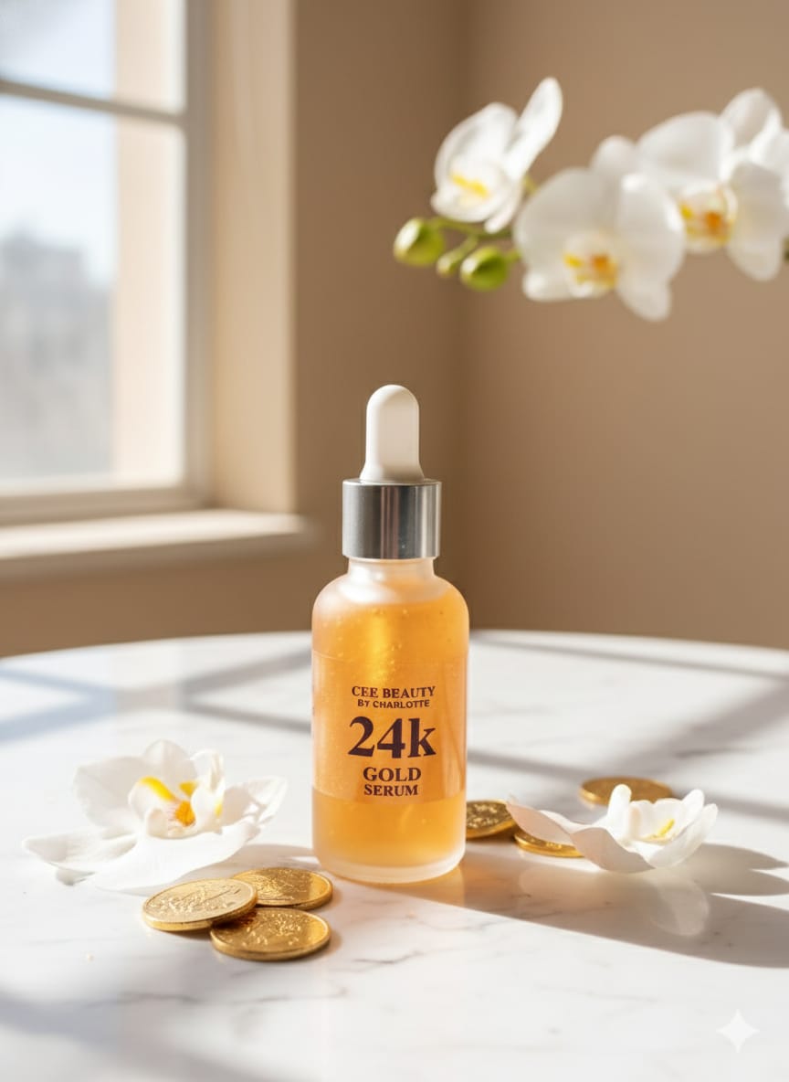 Cee Beauty 24K Gold Glow Serum – Radiant, Youthful & Glowing Skin in Pakistan