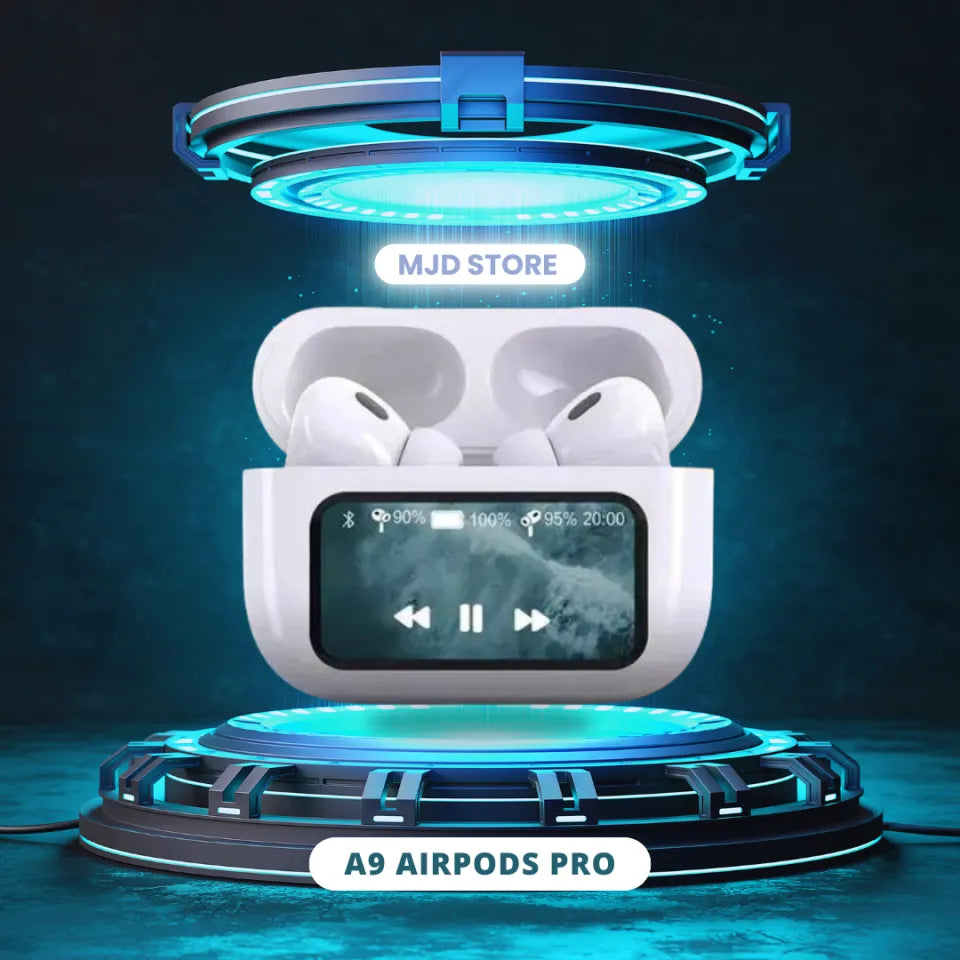 AirPods A9 Pro – ANC & ENC Noise Cancelling Wireless Earbuds | Deep Bass, Touch Control & Long Battery Life for Android & iOS – Kharido Online Pakistan