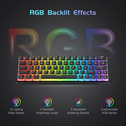 TK-63 Pro Wireless RGB Gaming Keyboard – Mechanical & Customizable | Pakistan