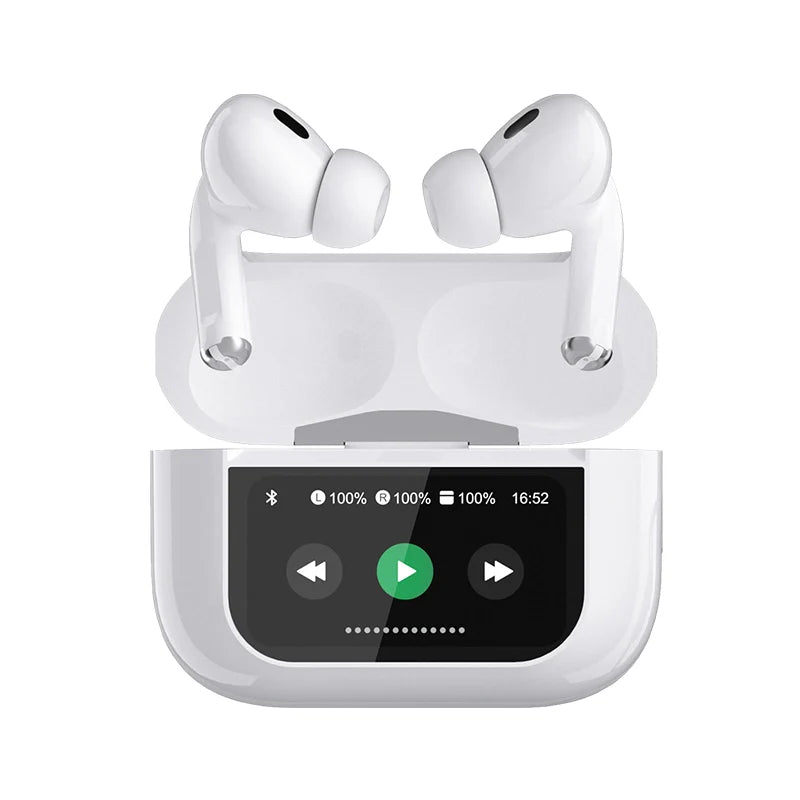 AirPods A9 Pro – ANC & ENC Noise Cancelling Wireless Earbuds | Deep Bass, Touch Control & Long Battery Life for Android & iOS – Kharido Online Pakistan