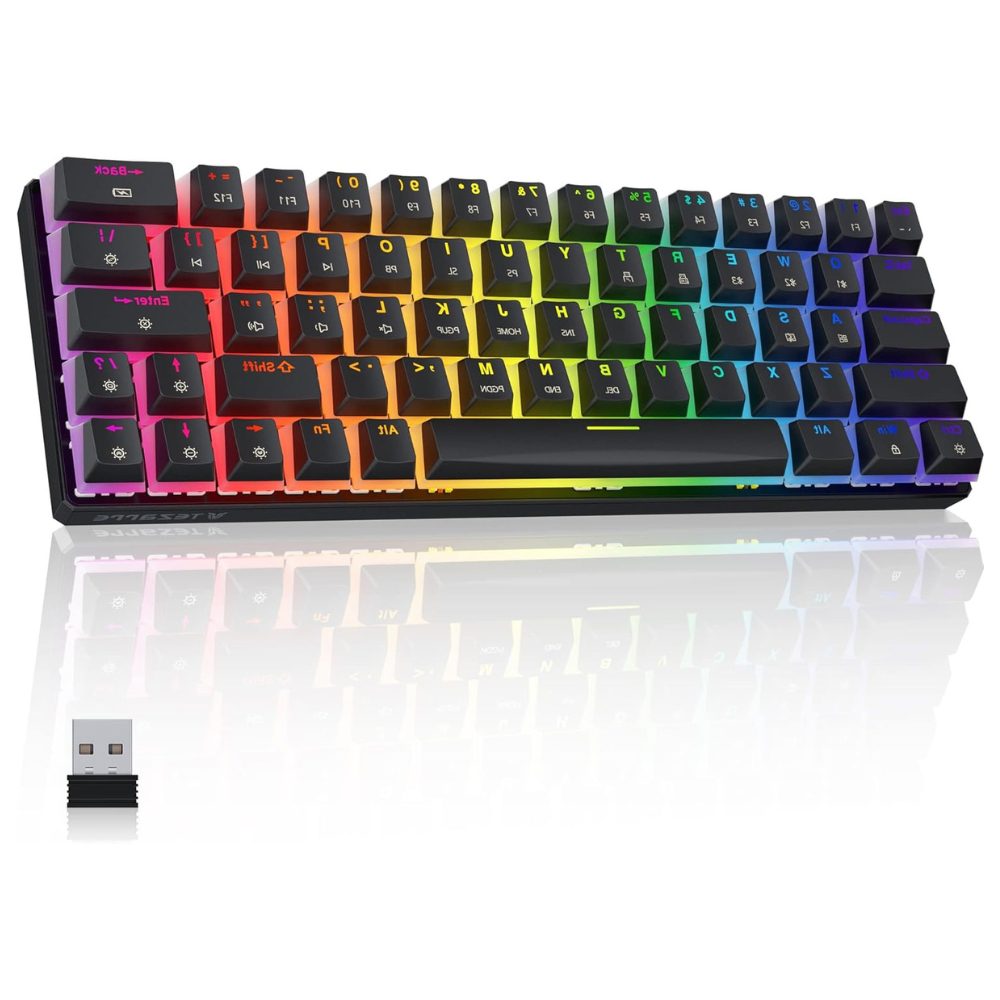 TK-63 Pro Wireless RGB Gaming Keyboard – Mechanical & Customizable | Pakistan