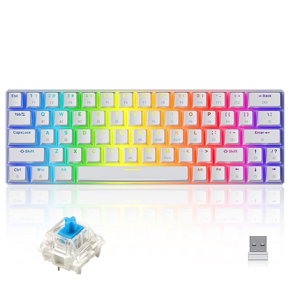 TK-63 Pro Wireless RGB Gaming Keyboard – Mechanical & Customizable | Pakistan