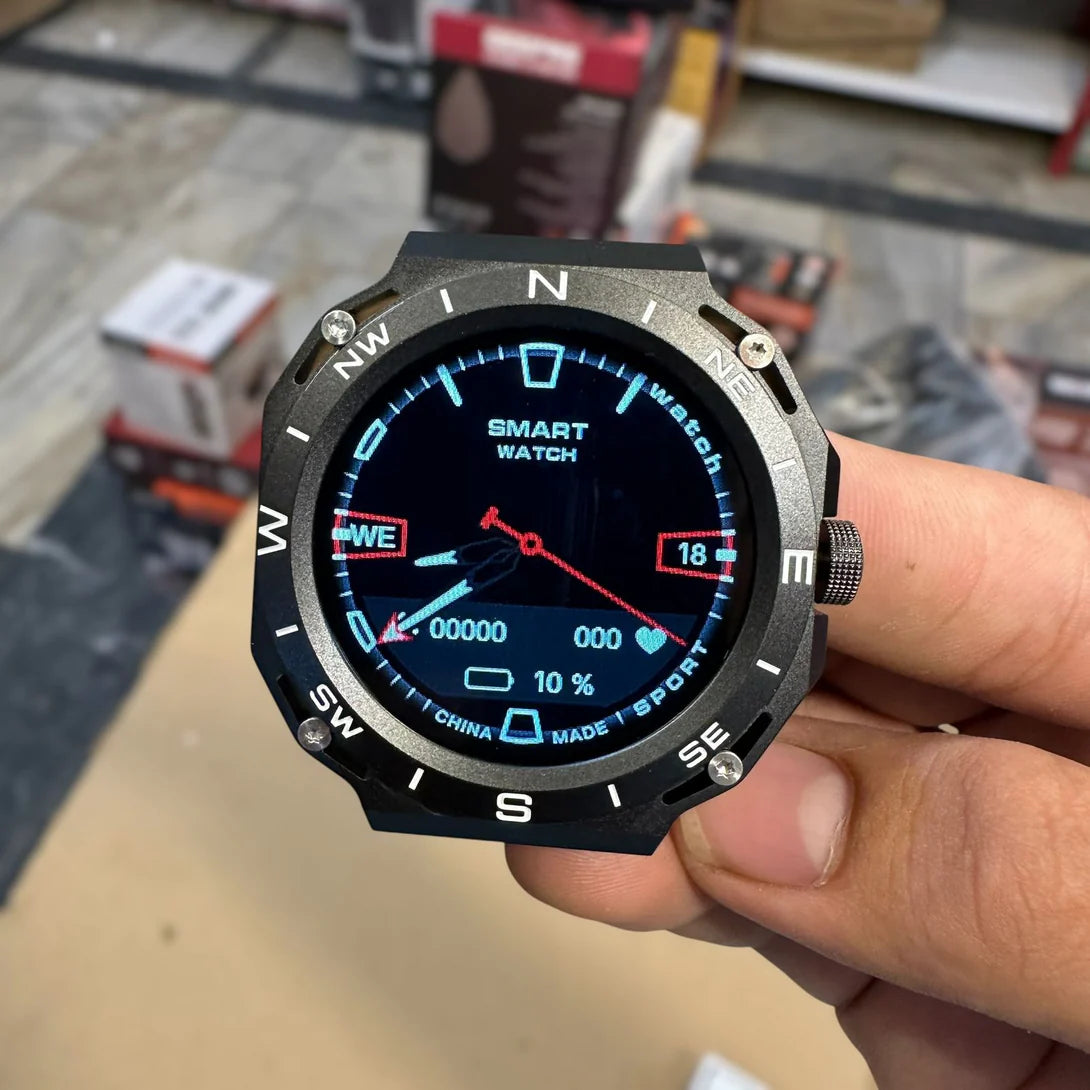 SK 22 Smartwatch – AMOLED Display, Dual Straps, Fitness & Call Watch for Men