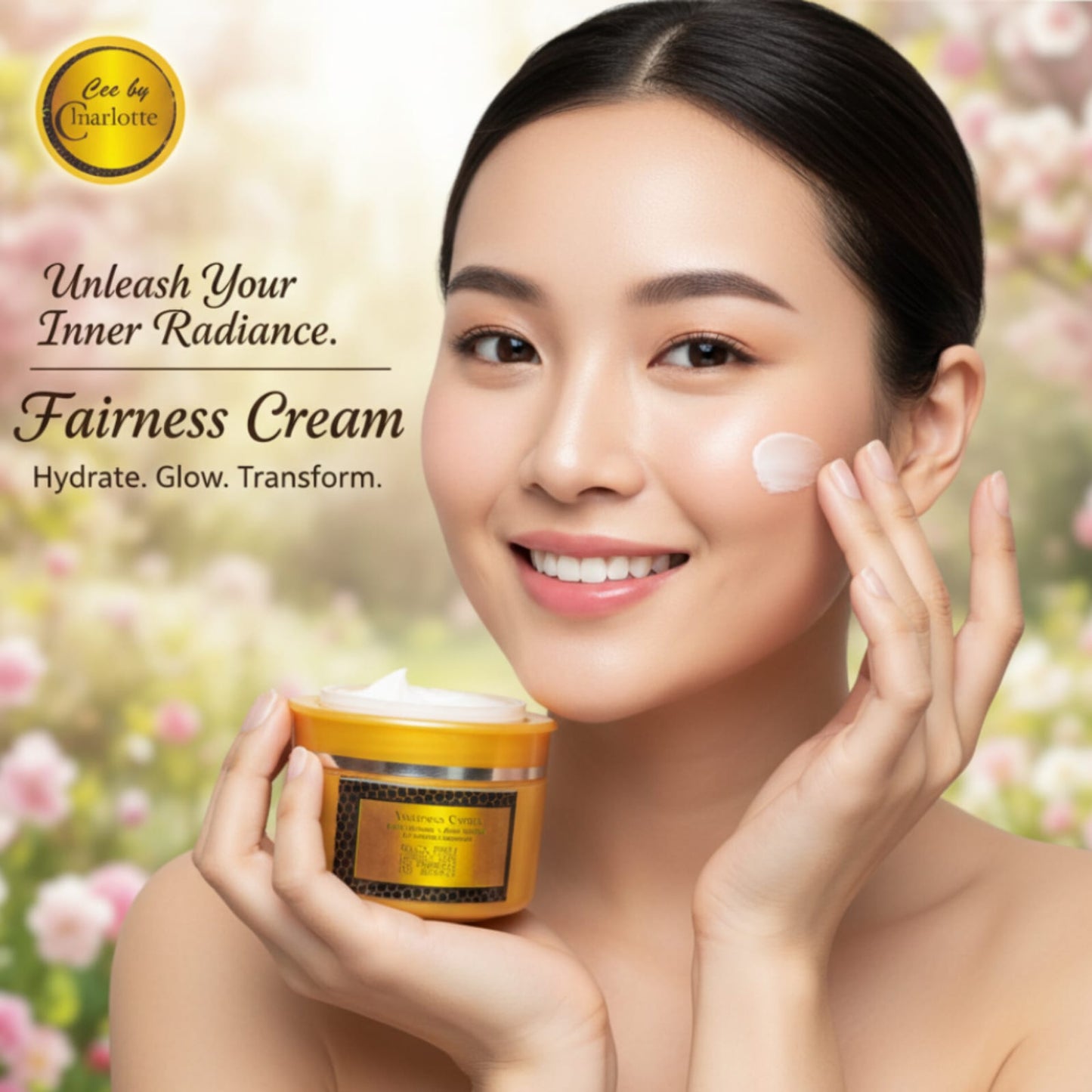 🧴 Cee Beauty Fairness Cream | Brightening & Anti-Aging Face Moisturizer with Vitamin E, Aloe Vera & Coconut Oil – 50g