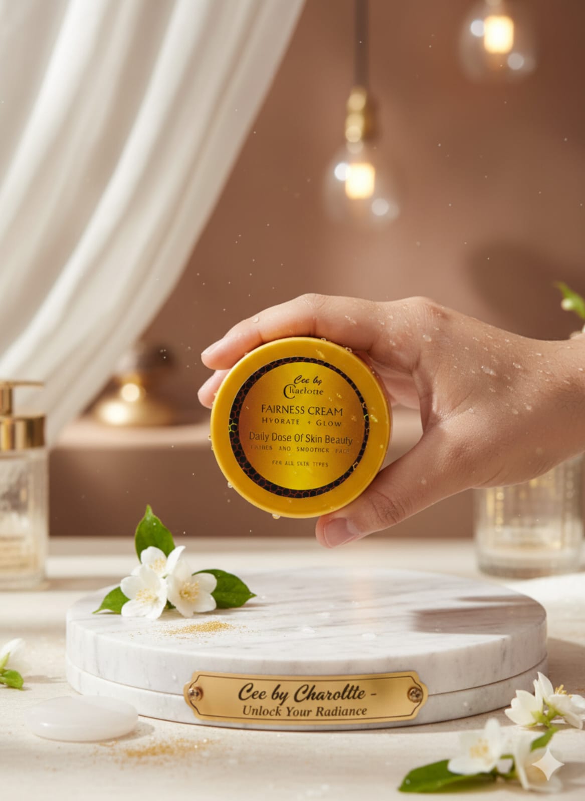 🧴 Cee Beauty Fairness Cream | Brightening & Anti-Aging Face Moisturizer with Vitamin E, Aloe Vera & Coconut Oil – 50g