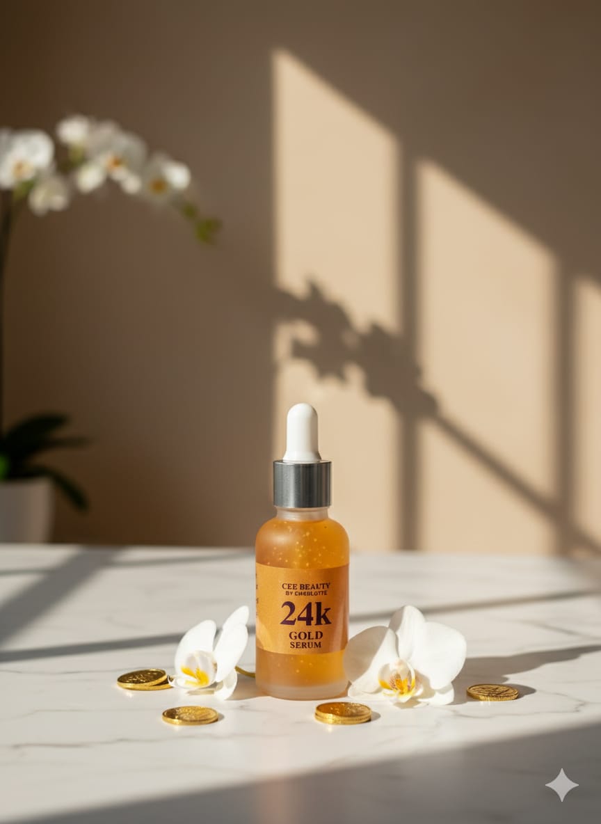 Cee Beauty 24K Gold Glow Serum – Radiant, Youthful & Glowing Skin in Pakistan