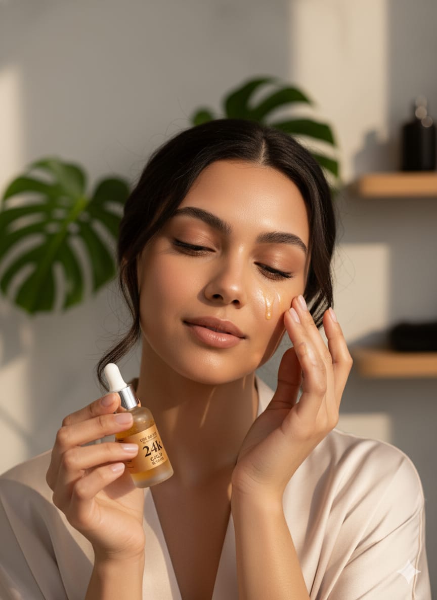 Cee Beauty 24K Gold Glow Serum – Radiant, Youthful & Glowing Skin in Pakistan