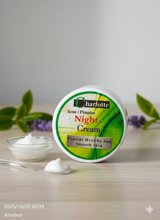 Cee Beauty Acne & Pimples Night Cream – Fast 24-Hour Relief | Clear, Smooth & Glowing Skin