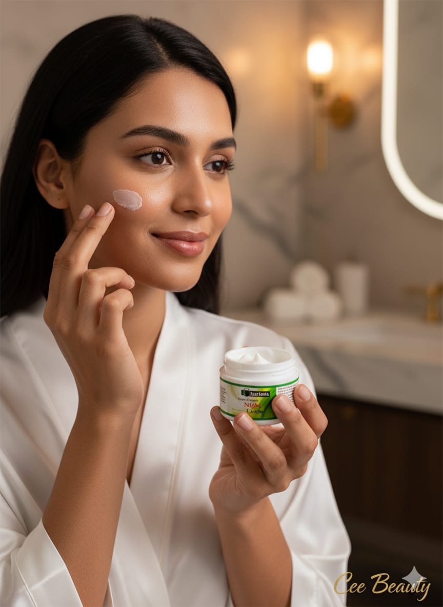 Cee Beauty Acne & Pimples Night Cream – Fast 24-Hour Relief | Clear, Smooth & Glowing Skin