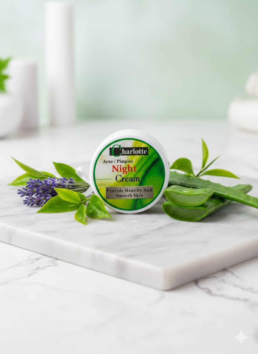 Cee Beauty Acne & Pimples Night Cream – Fast 24-Hour Relief | Clear, Smooth & Glowing Skin