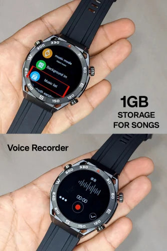 SK 22 Smartwatch – AMOLED Display, Dual Straps, Fitness & Call Watch for Men