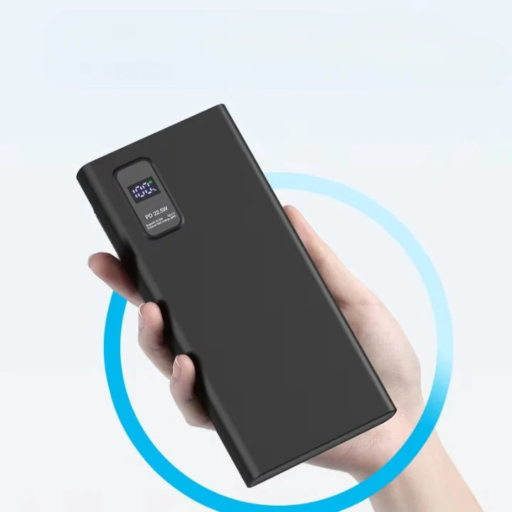 10000mAh Power Bank – PD Fast Charging with Digital Display | Portable Power Bank for Android & iPhone | Full Capacity Backup – Kharido Online Pakistan