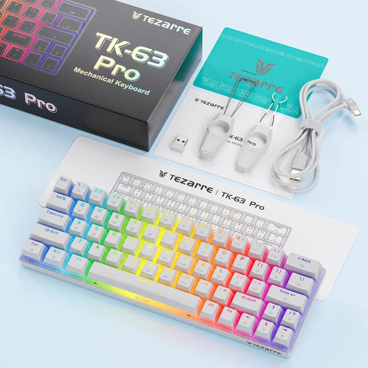 TK-63 Pro Wireless RGB Gaming Keyboard – Mechanical & Customizable | Pakistan